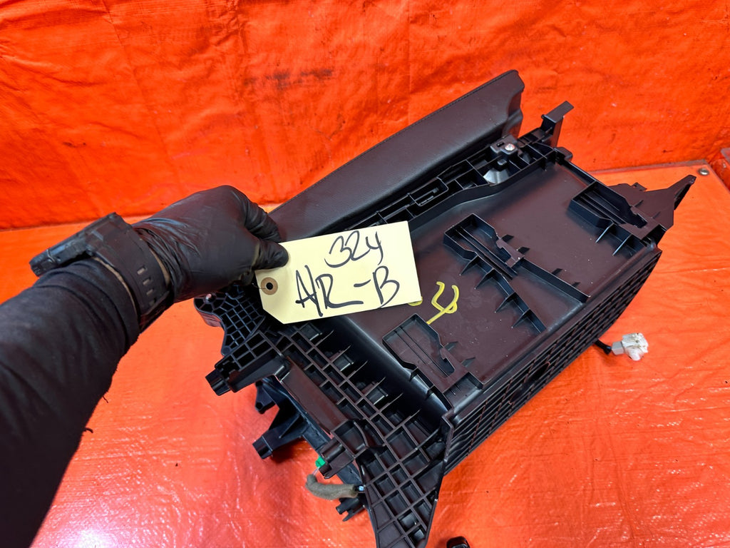 18 22 HONDA ACCORD   BLACK LEATHER ARM REST CENTER CONSOLE STORAGE OEM #3249