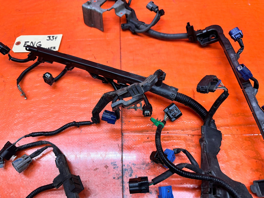 13 15 HONDA CIVIC SI 4D 2.4L K24Z7 ENGINE WIRING WIRE HARNESS LOOM OEM #3346