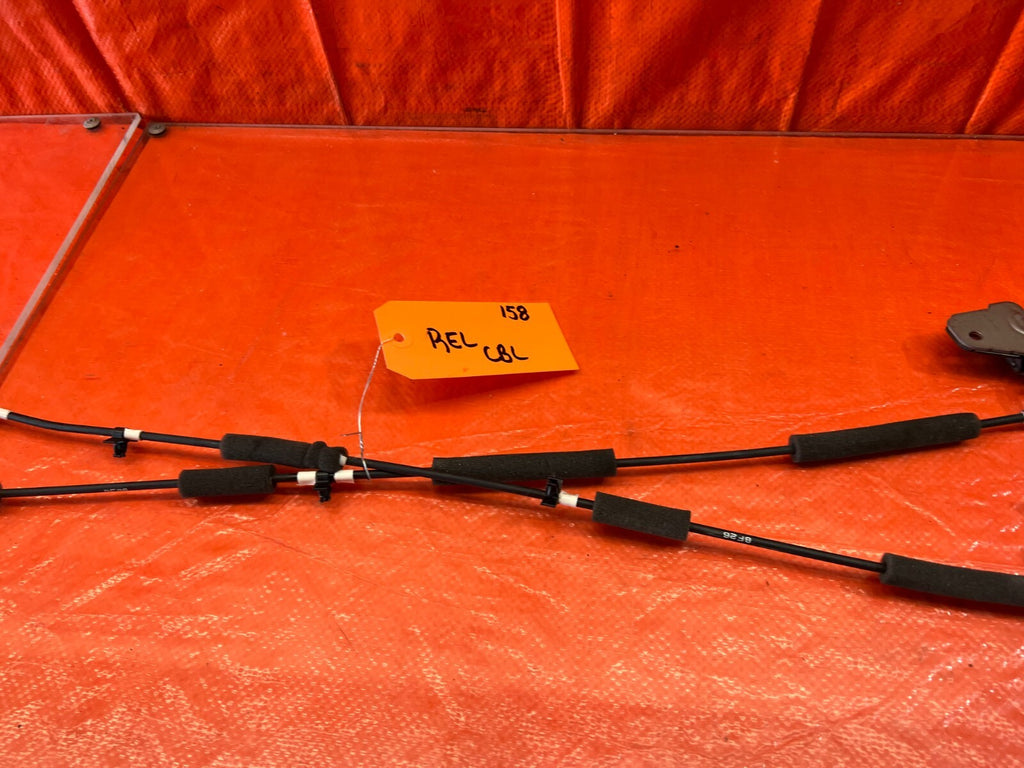 09 14 ACURA TSX   REAR SEAT LATCH CABLES / PULL HANDLE SET LEFT RIGHT OEM #1585