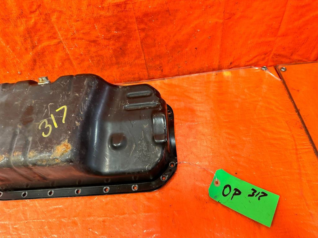 90 91 HONDA CIVIC HATCHBACK   D15B2 SOHC METAL CAST   OIL PAN ASSEMBLY   OEM 3172