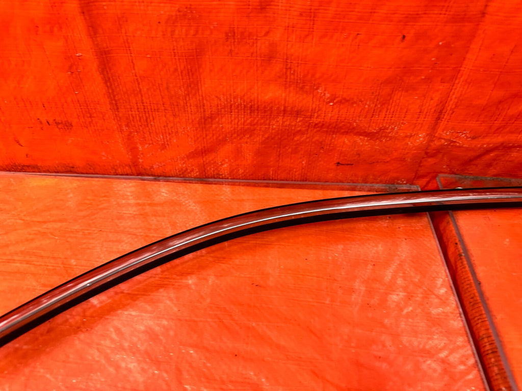 96 00 HONDA CIVIC SEDAN 4D   PASSENGER RIGHT CHROME UPPER WINDOW GLASS TRIM OEM11