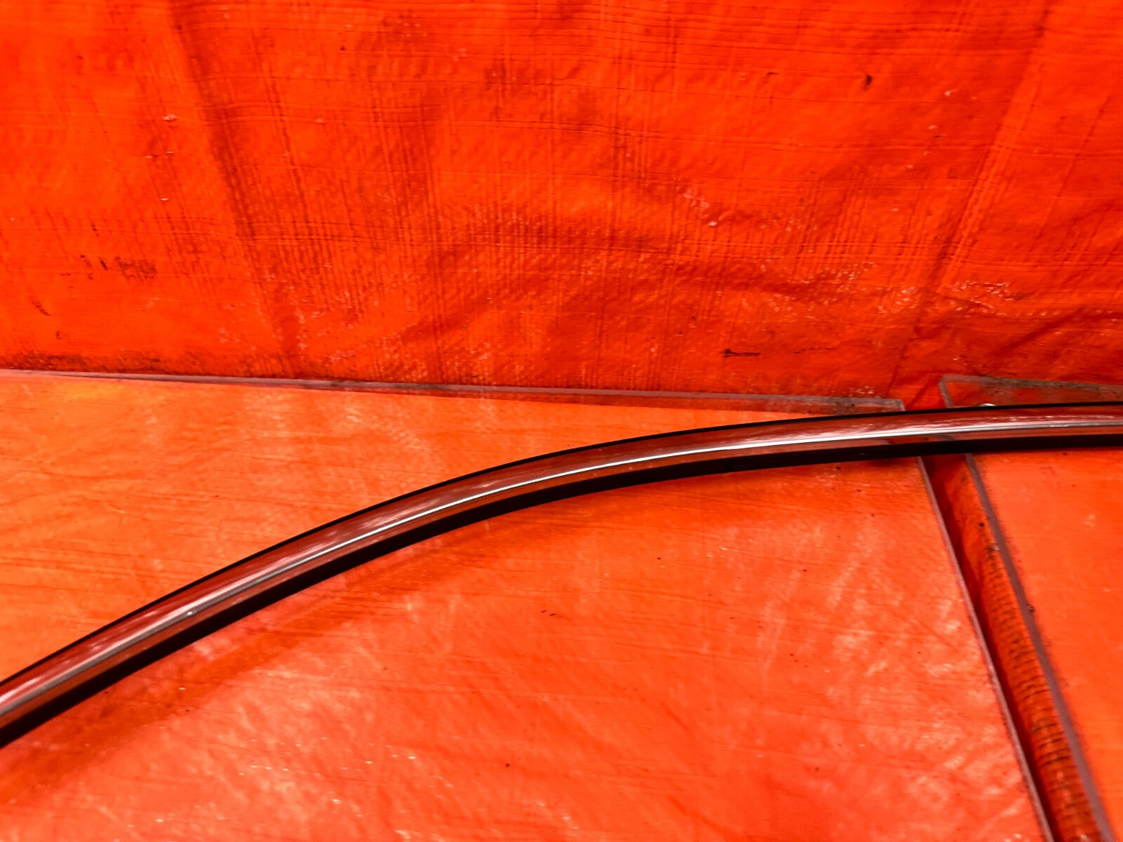 96 00 HONDA CIVIC SEDAN 4D   PASSENGER RIGHT CHROME UPPER WINDOW GLASS TRIM OEM11