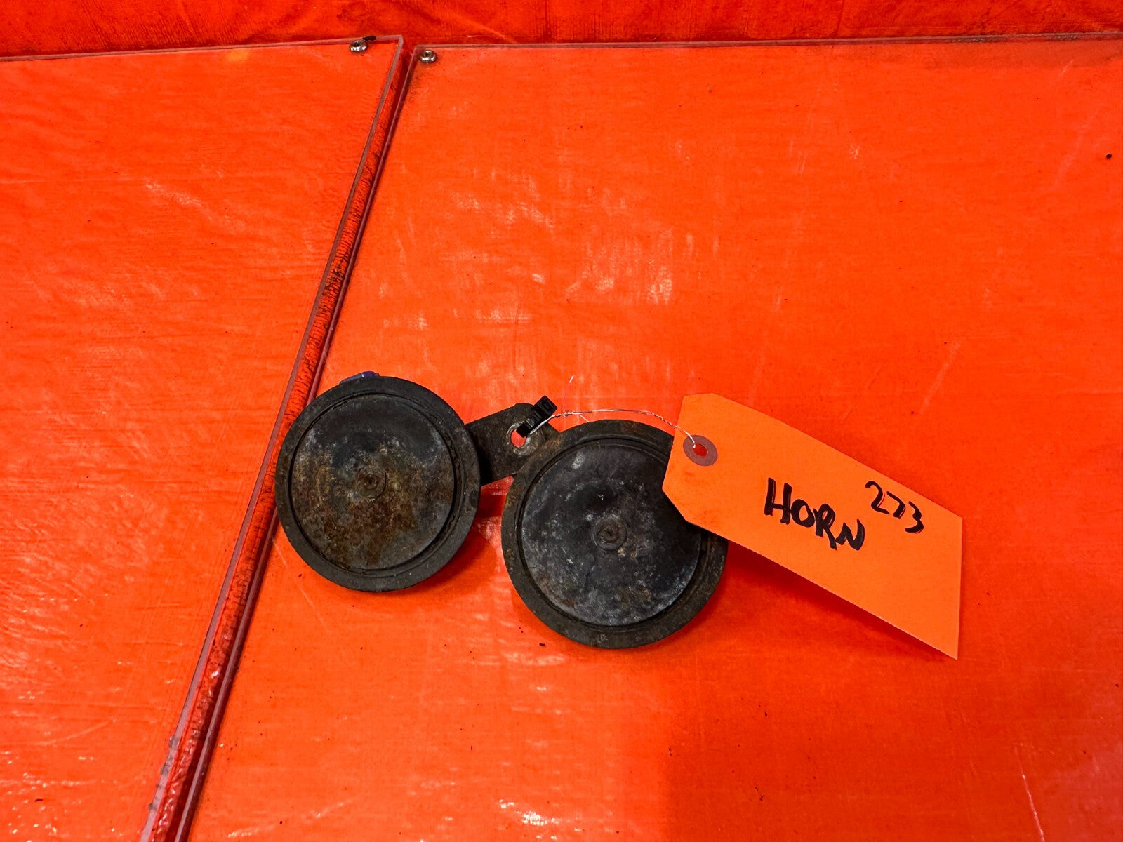 1996 96 HONDA PRELUDE   HORN SET / HIGH AND LOW NOTE HORNS   OEM FACTORY #2730