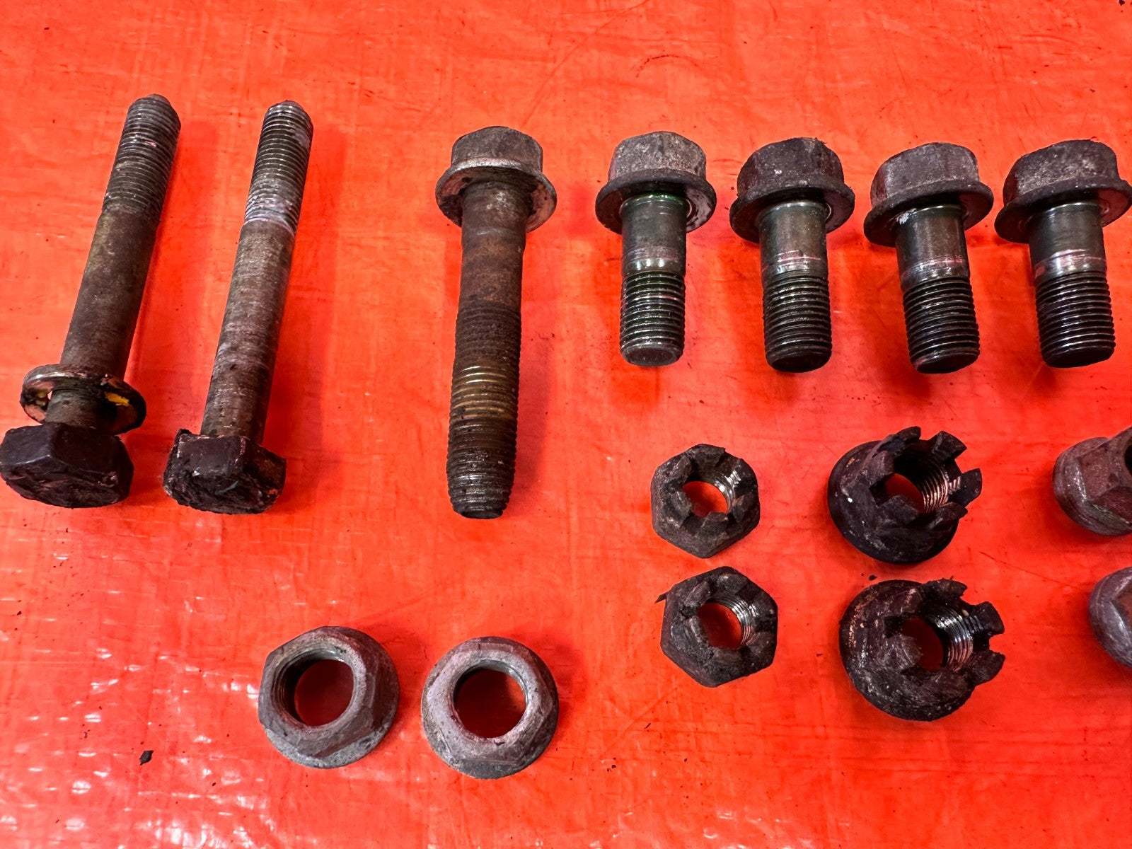 88 91 HONDA CIVIC   FRONT LOWER CONTROL ARM BOLTS HARDWARE   OEM 3253