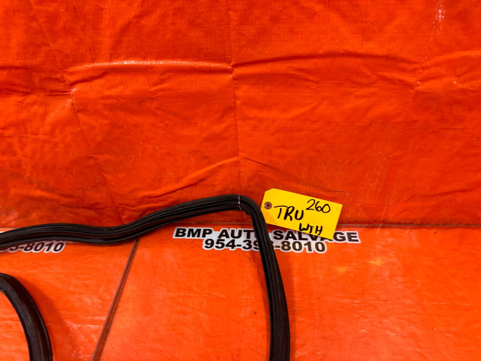 07 11 HONDA CIVIC SI SEDAN TRUNK WEATHER STRIP TRIM GASKET LINER LINING OEM #2602