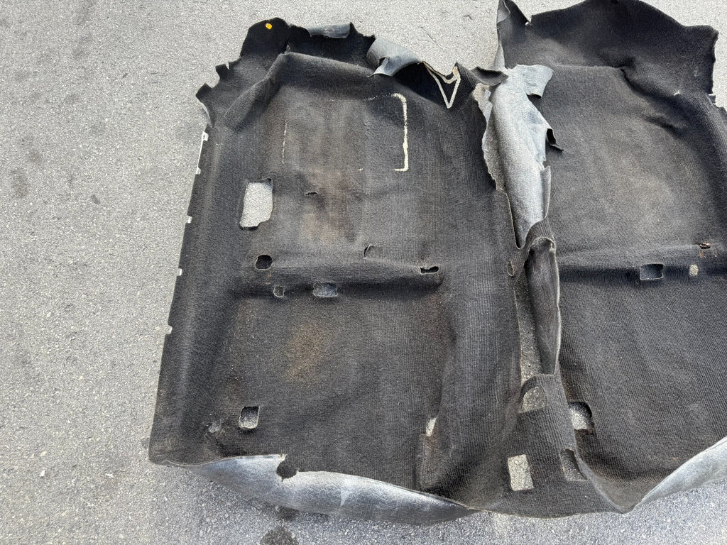 93 97 HONDA DEL SOL   INTERIOR FLOOR CARPET RUG MAT   BLACK IN COLOR   OEM #2952