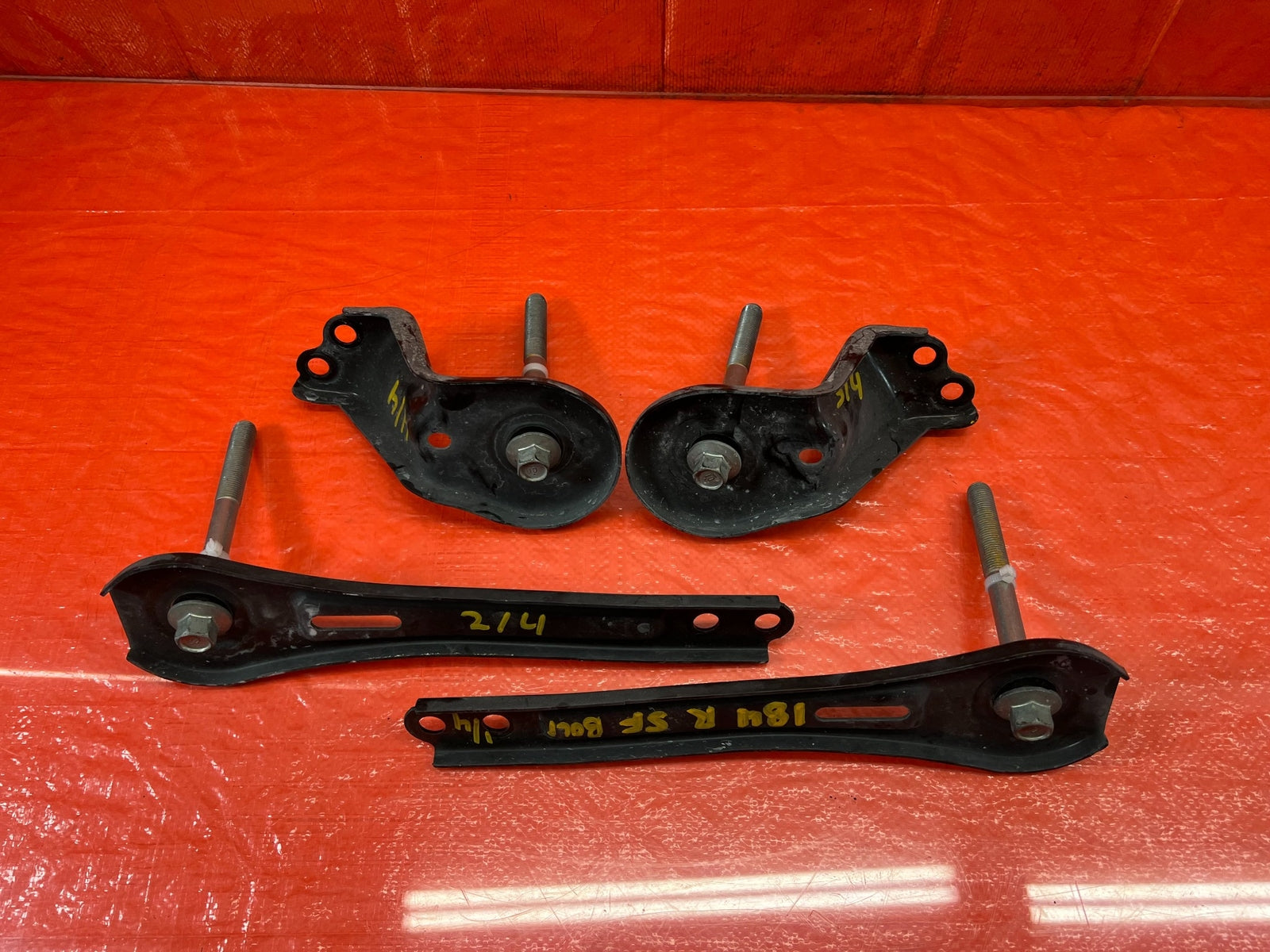 19 20 HONDA ACCORD SPORT   REAR SUB FRAME MOUNTING BRACKET SET BRACKETS OEM #1848