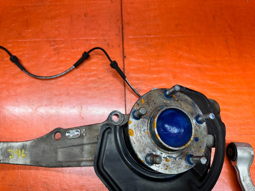 03-08 NISSAN 350Z RIGHT FRONT SPINDLE KNUCKLE HUB CONTROL ARMS OEM #34611
