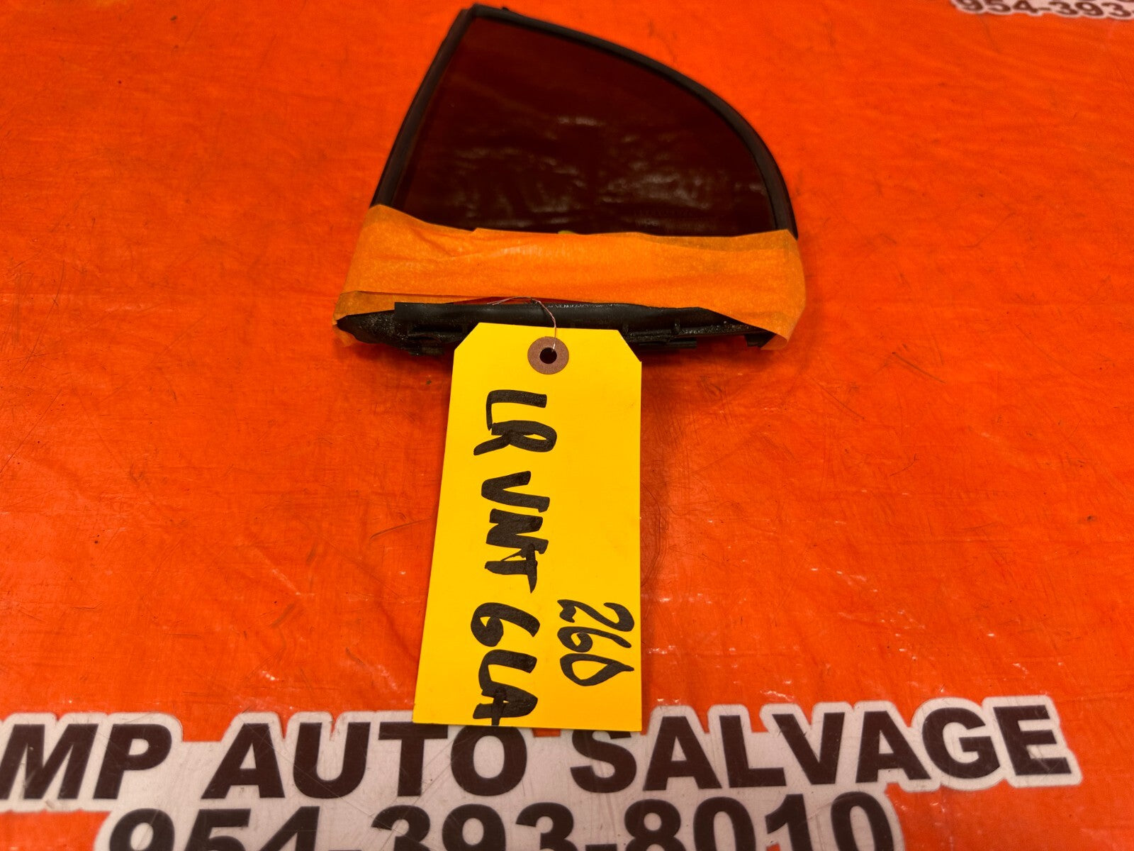 06 11 CIVIC 4D SEDAN   DRIVER LEFT REAR   DOOR VENT GLASS   OEM FACTORY #2602