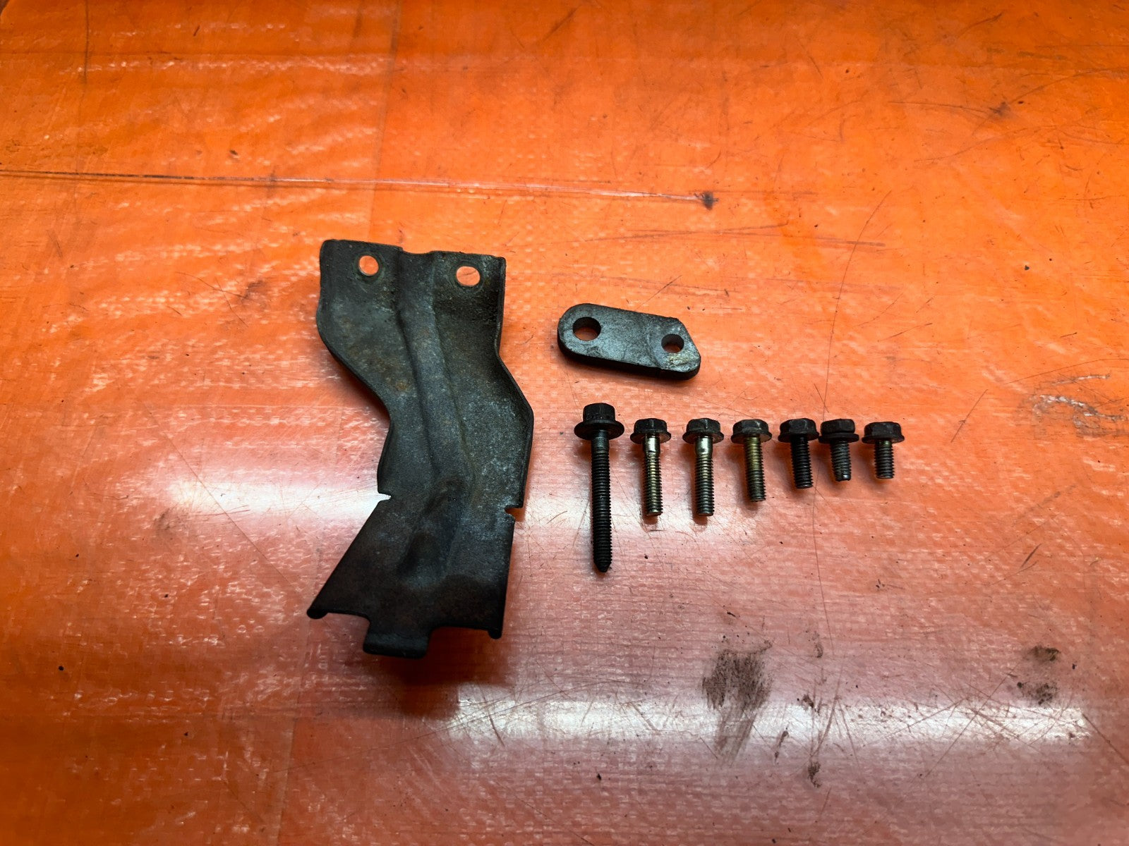97 01 HONDA PRELUDE 2.2L POWER STEERING PUMP BRACKET BOLTS HARDWARE OEM #3364