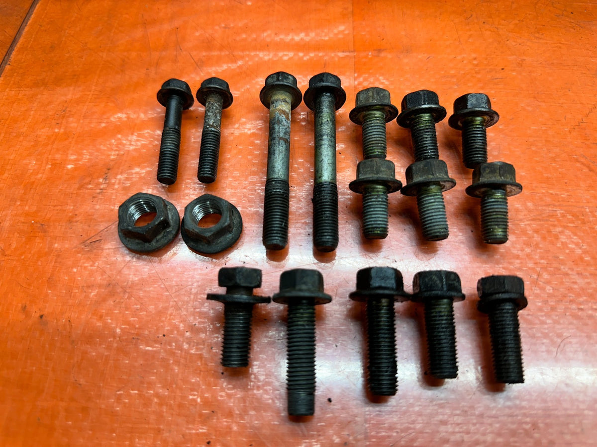 04-08 ACURA TL 3.2L 3.5L V6 REAR MOTOR MOUNT BOLTS HARDWARE BRACKET OEM #3474