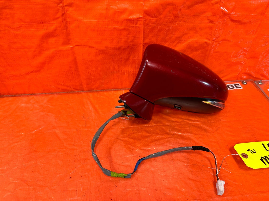 14 16 LEXUS IS250 IS350   DRIVER LEFT SIDE VIEW MIRROR   7 WIRE COUNT   OEM RED11