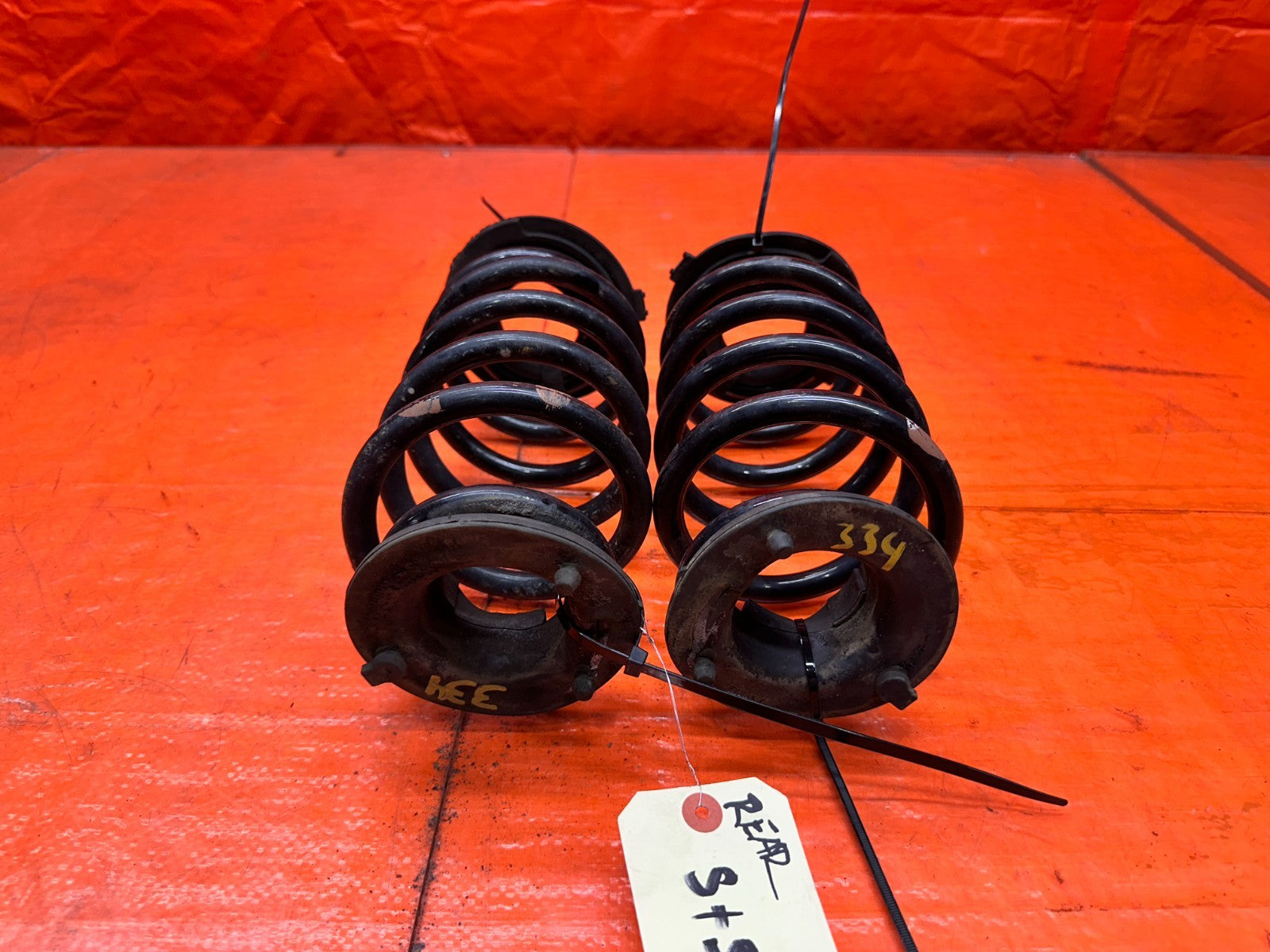 13 15 HONDA CIVIC SI 4D 2.4L REAR SUSPENSION COIL SPRINGS LEFT RIGHT SET OEM 3346