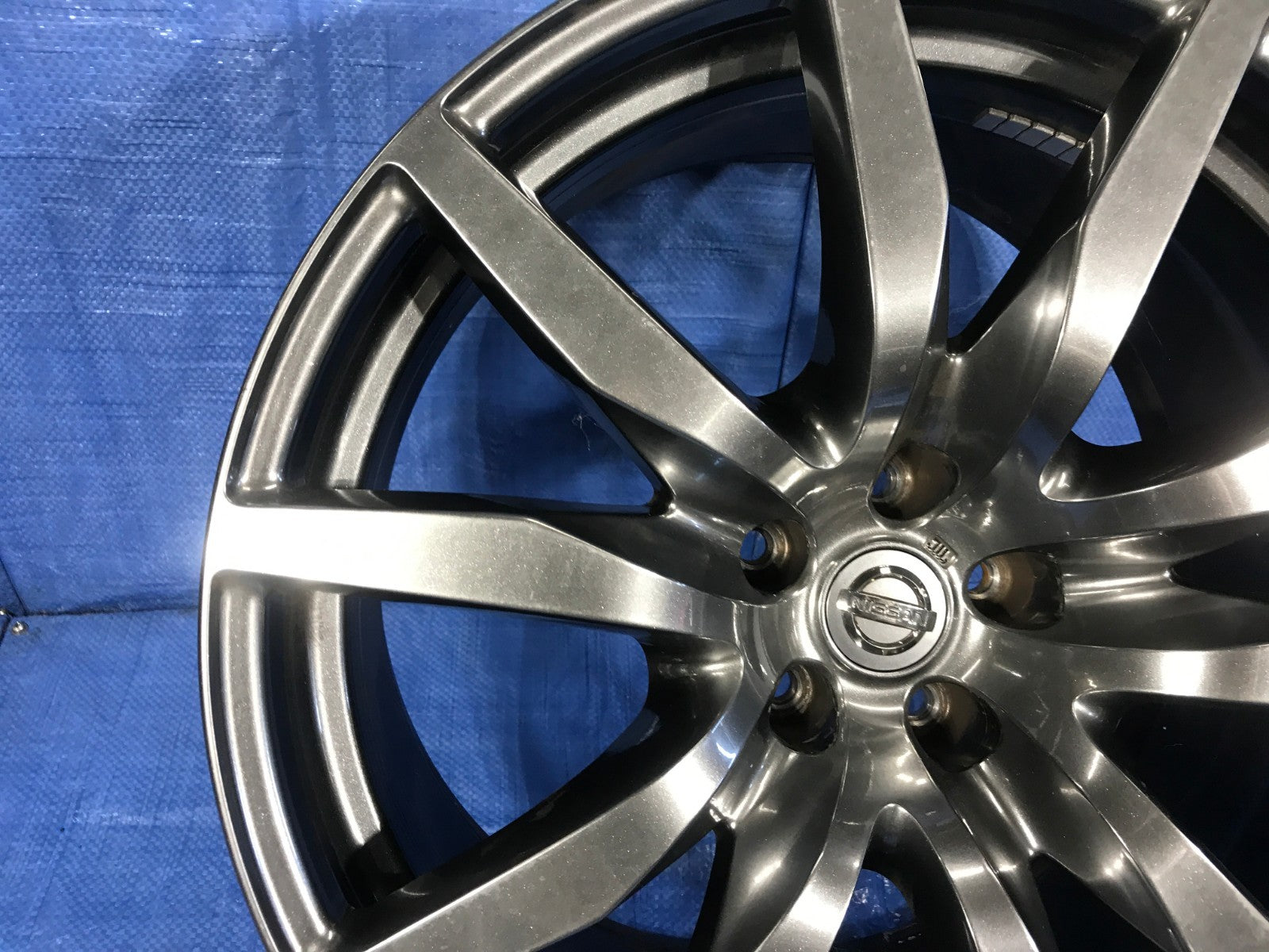 OEM 2014 14 NISSAN GT R SKYLINE REAR WHEEL RIM 20 X 10.5 +25 5X114.3 5