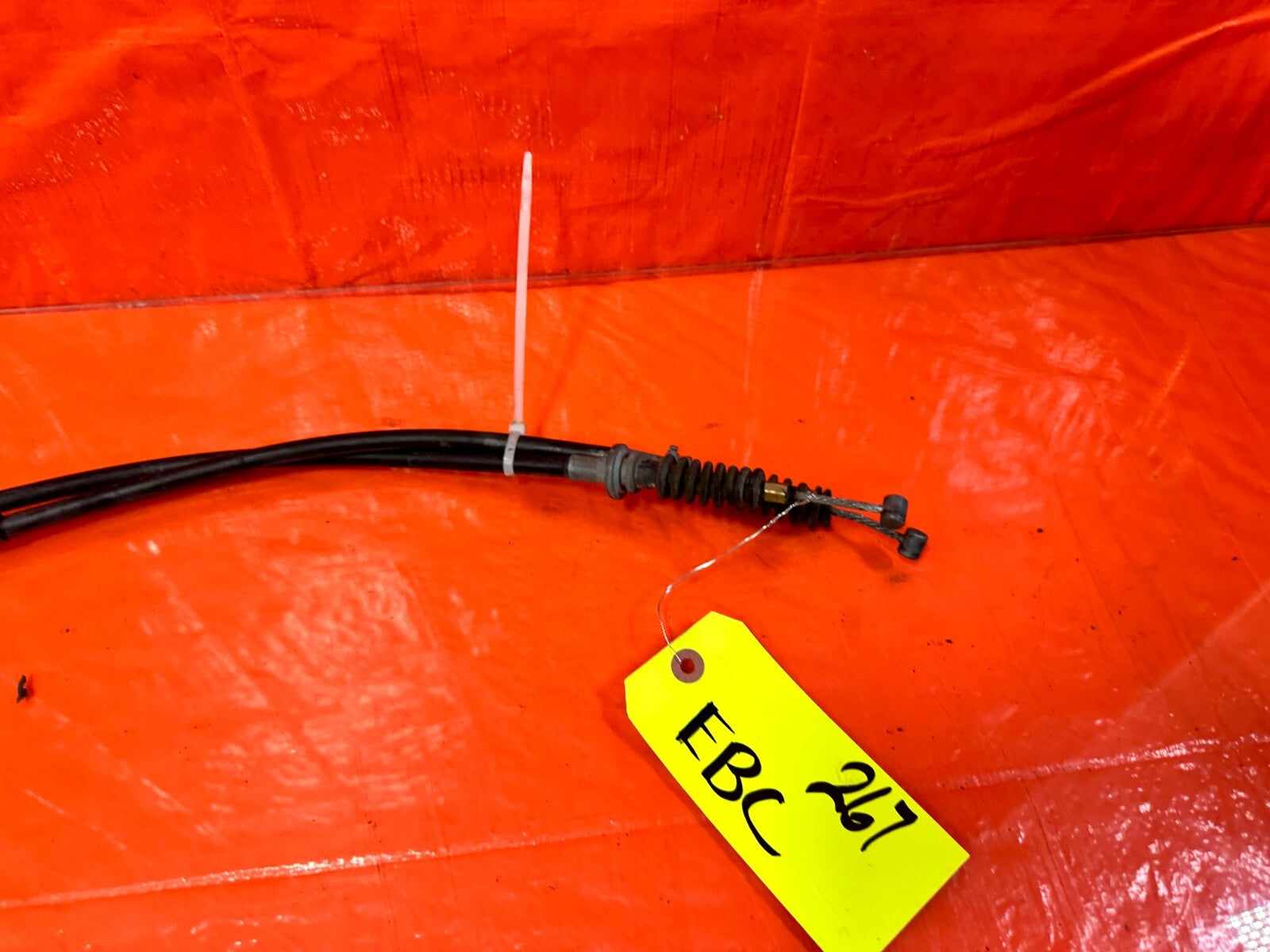 90 93 MAZDA MX 5 MIATA   EMERGENCY PARKING BRAKE CABLE SET CABLES LEFT RIGHT OEM5