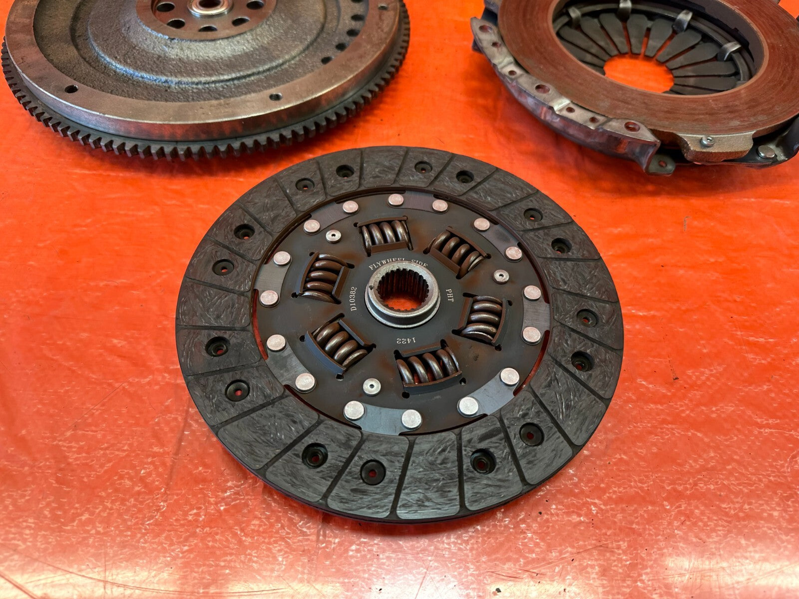 90 01 B16 B18 B20 B SERIES   CLUTCH AND FLYWHEEL SET UP   6 PUCK SPRUNG   #22611