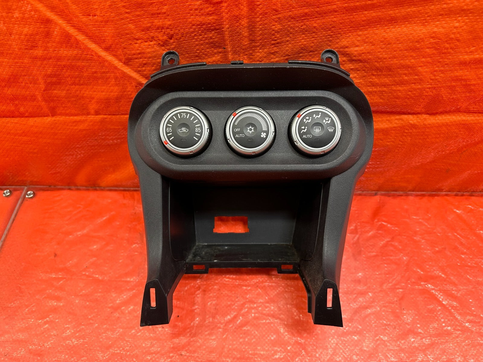 08 12 LANCER EVOLUTION X EVO 10 AC HEATER CLIMATE CONTROL SWITCH W/ TRIM OEM 2177