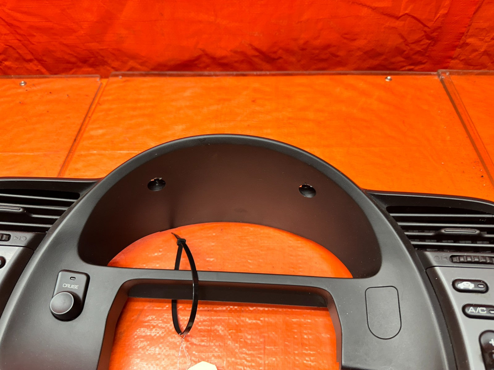 00-03 HONDA S2000 AP1 2.0L INSTRUMENT GAUGE CLUSTER DASH TRIM SURROUND BEZEL #338