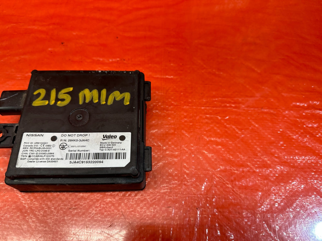 14 17 INFINITI Q50   BLIND SPOT MODULE SENSOR   284K0 3JA4C   OEM FACTORY #215 14