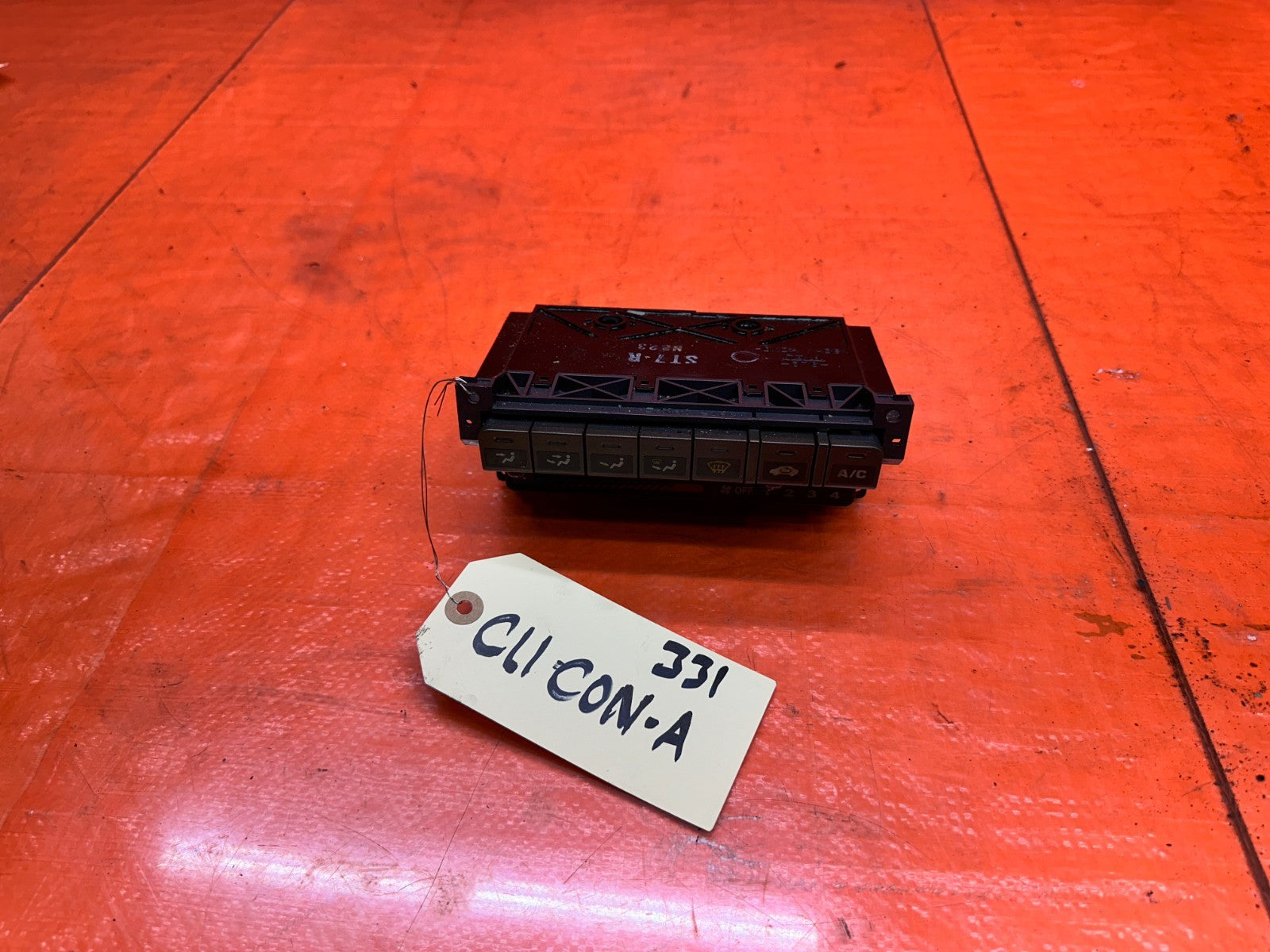 94 01 ACURA INTEGRA AC HEATER CLIMATE CONTROL HEAD UNIT OEM #3314
