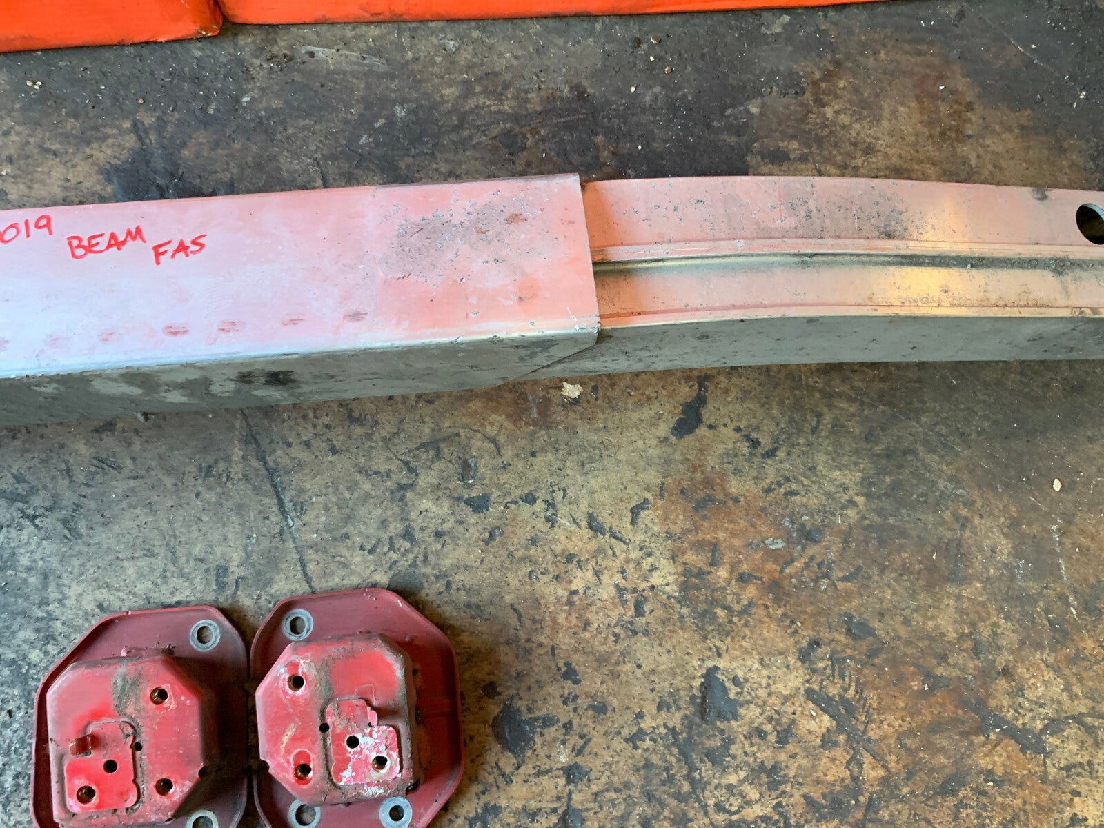 OEM 2008 HONDA CIVIC SI SEDAN   REAR RE REINFORCEMENT BAR BEAM W/ BRACKETS4
