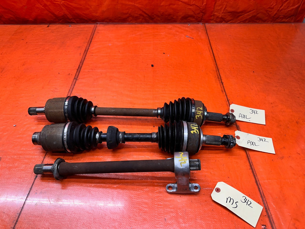04-05 ACURA TSX 4D 2.4L K24A2 FRONT CV AXLES HALF SHAFTS INTERMEDIATE SHAFT #3420