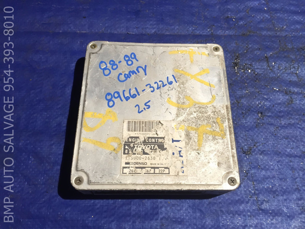 OEM 1988 TOYOTA CAMRY ECU 89661 32261 ENGINE COMPUTER BRAIN ECM #1112 #M8190
