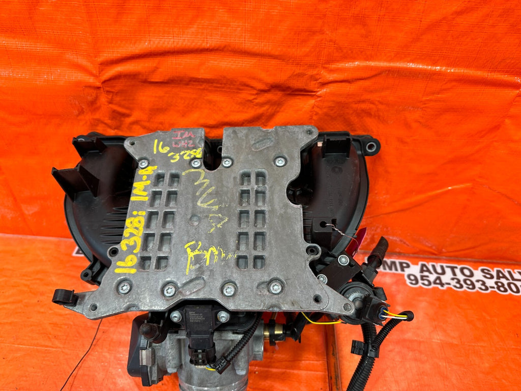 2016 16 BMW 328i   INTAKE MANIFOLD ASSEMBLY W/ THROTTLE BODY   OEM FACTORY5