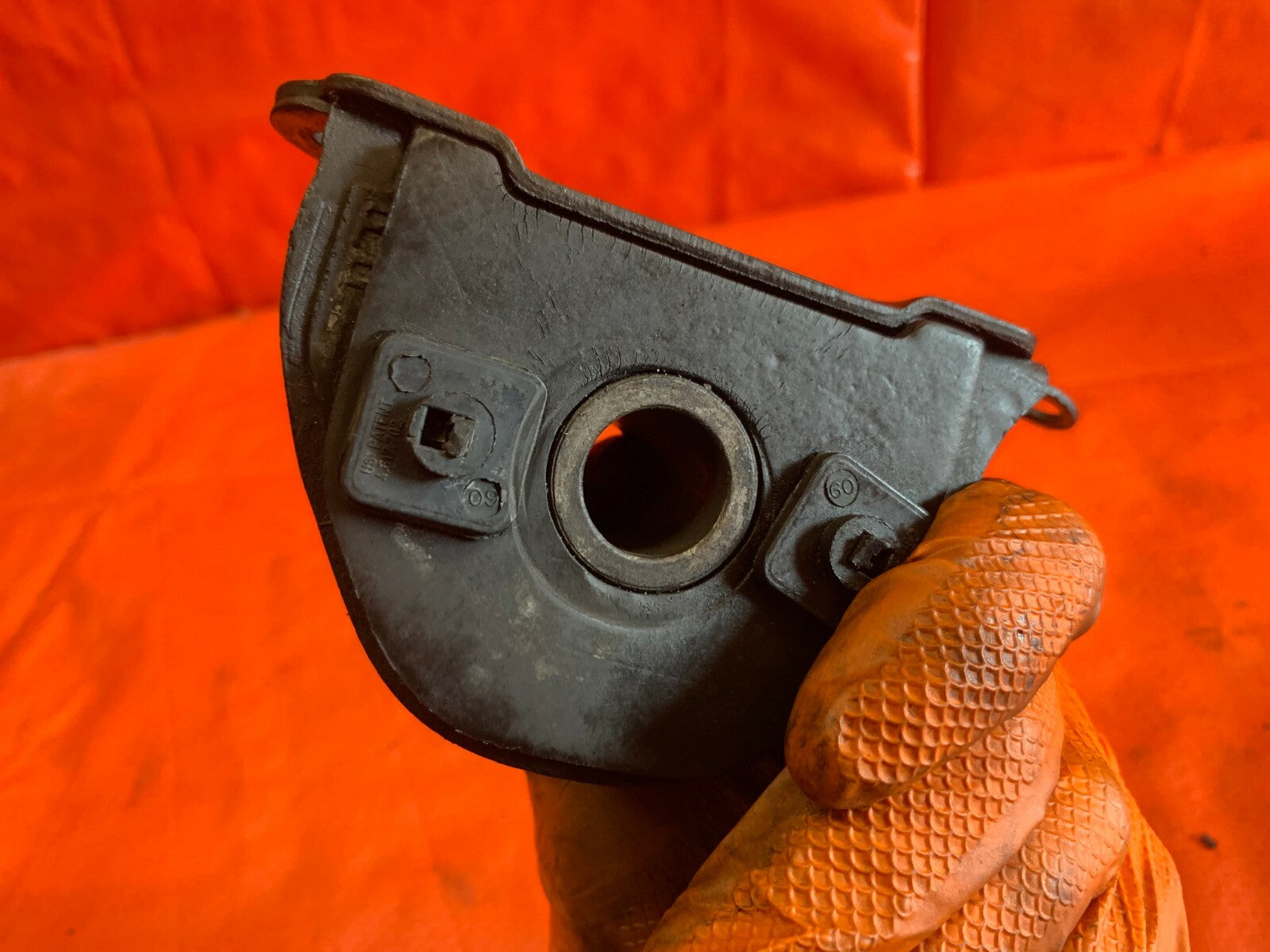 99 00 HONDA CIVIC SI EM1 B16A2 PASSENGER RIGHT POLYURETHANE INSERT TORQUE MOUNT4