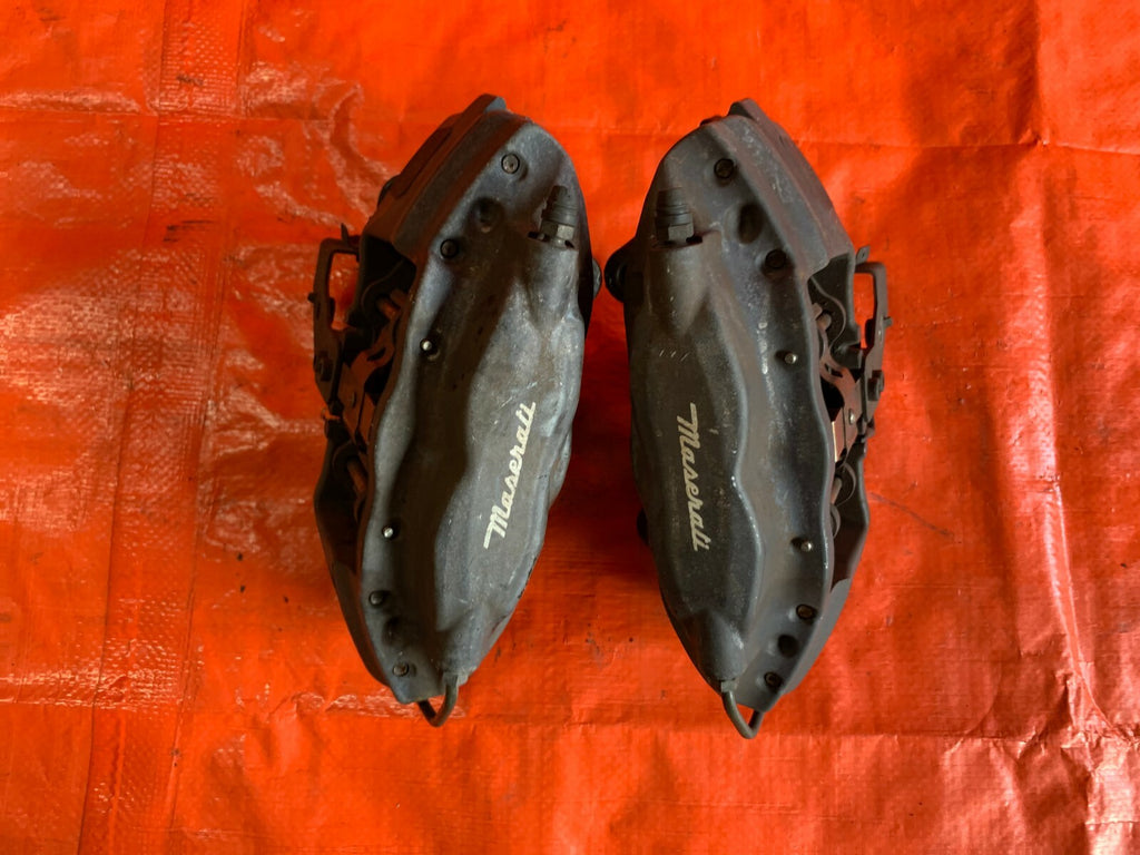OEM 2015 15 MASERATI GHIBLI   REAR BRAKE CALIPER SET   LEFT RIGHT CALIPERS6