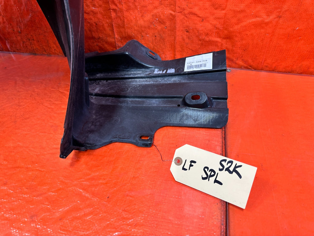 00 09 HONDA S2000   DRIVER LEFT FRONT FENDER LINER SPLASH SHIELD #S2K1