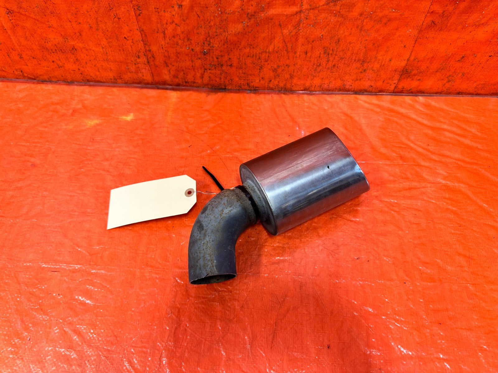 08 15 INFINITI G37 & Q60    2D COUPE   LEFT EXHAUST PAN MUFFLER TIP   OEM 3288