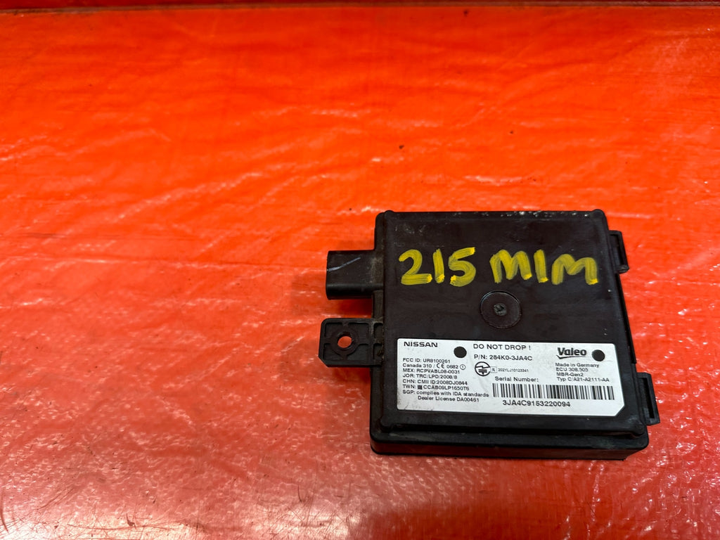 14 17 INFINITI Q50   BLIND SPOT MODULE SENSOR   284K0 3JA4C   OEM FACTORY #215 16