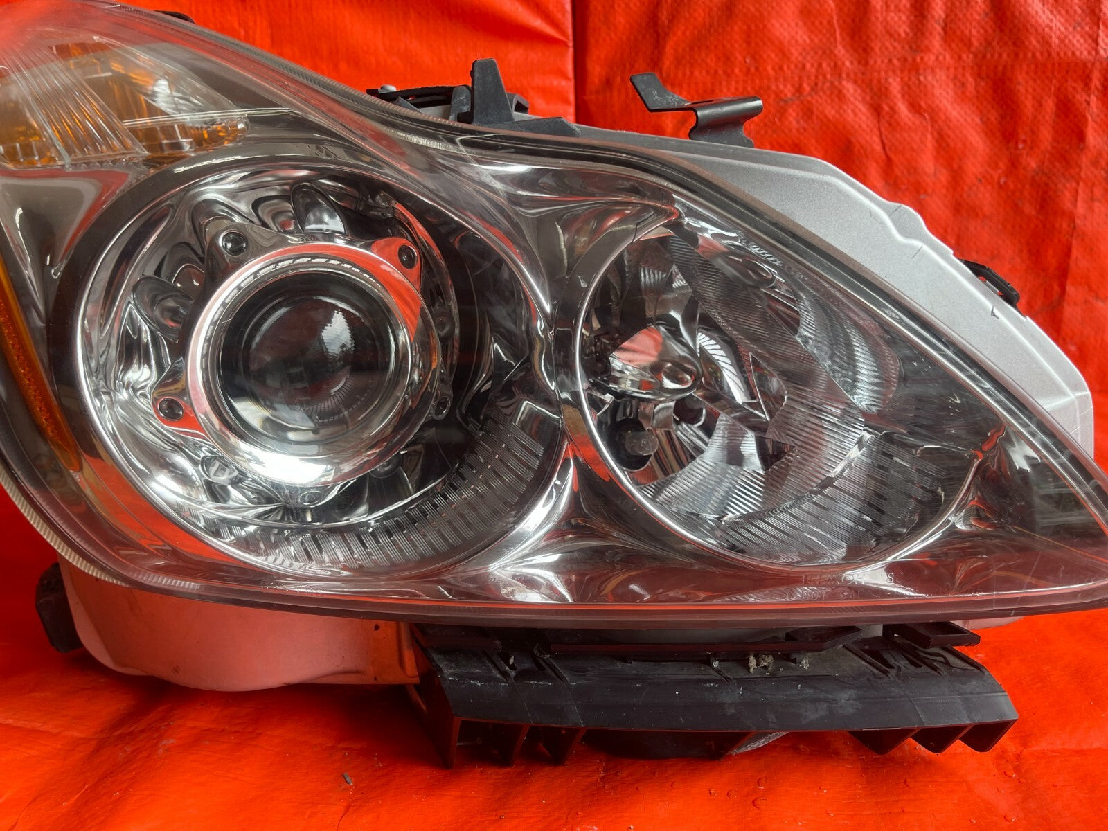 08 10 INFINITI G37 SPORT S COUPE  PASSENGER RIGHT HEADLIGHT HEADLAMP NON AFS OEM4