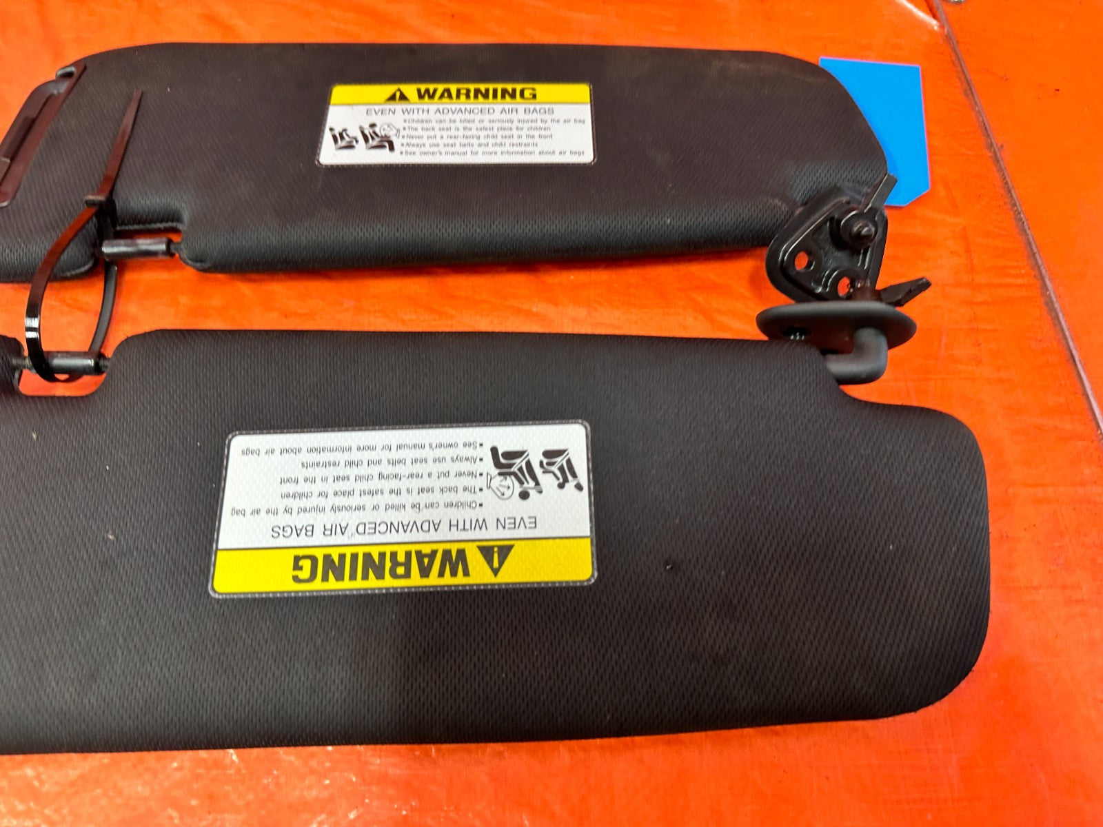 13 16 HYUNDAI GENESIS COUPE 3.8L   LEFT AND RIGHT SUN VISORS PAIR SET   OEM #3184