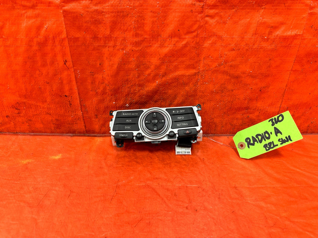 09 15 INFINITI G37 CONVERTIBLE   RADIO CONTROL   28395 JK60B   OEM #3100