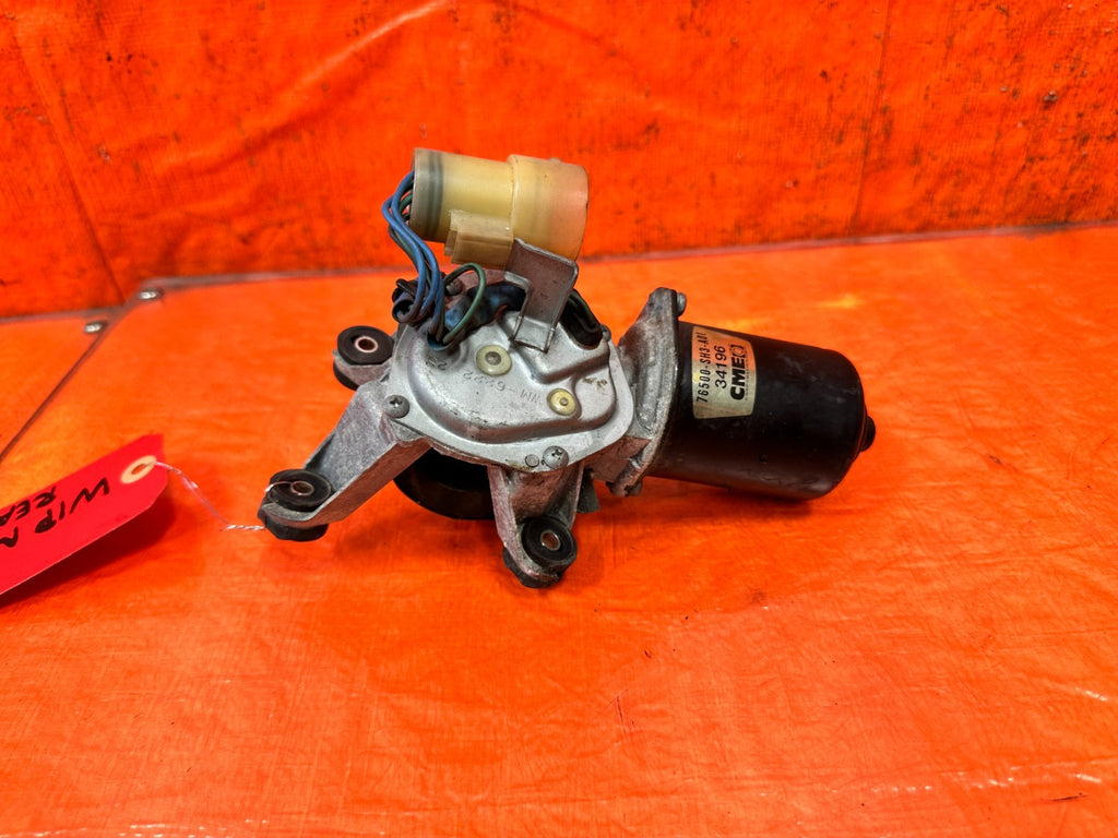 90 91 HONDA CIVIC HATCHBACK   FRONT WINDSHIELD WIPER MOTOR   OEM FACTORY OE 3257