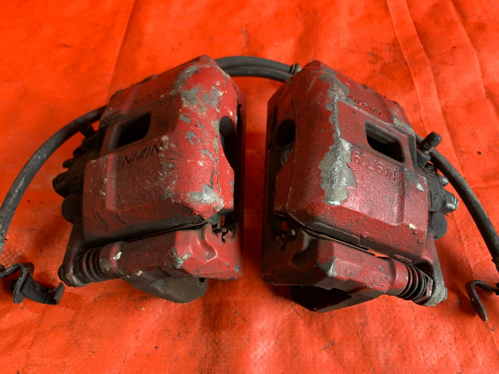 OEM 2008 08 HONDA CIVIC SI   DRIVER LEFT PASSENGER RIGHT FRONT BRAKE CALIPER SET7
