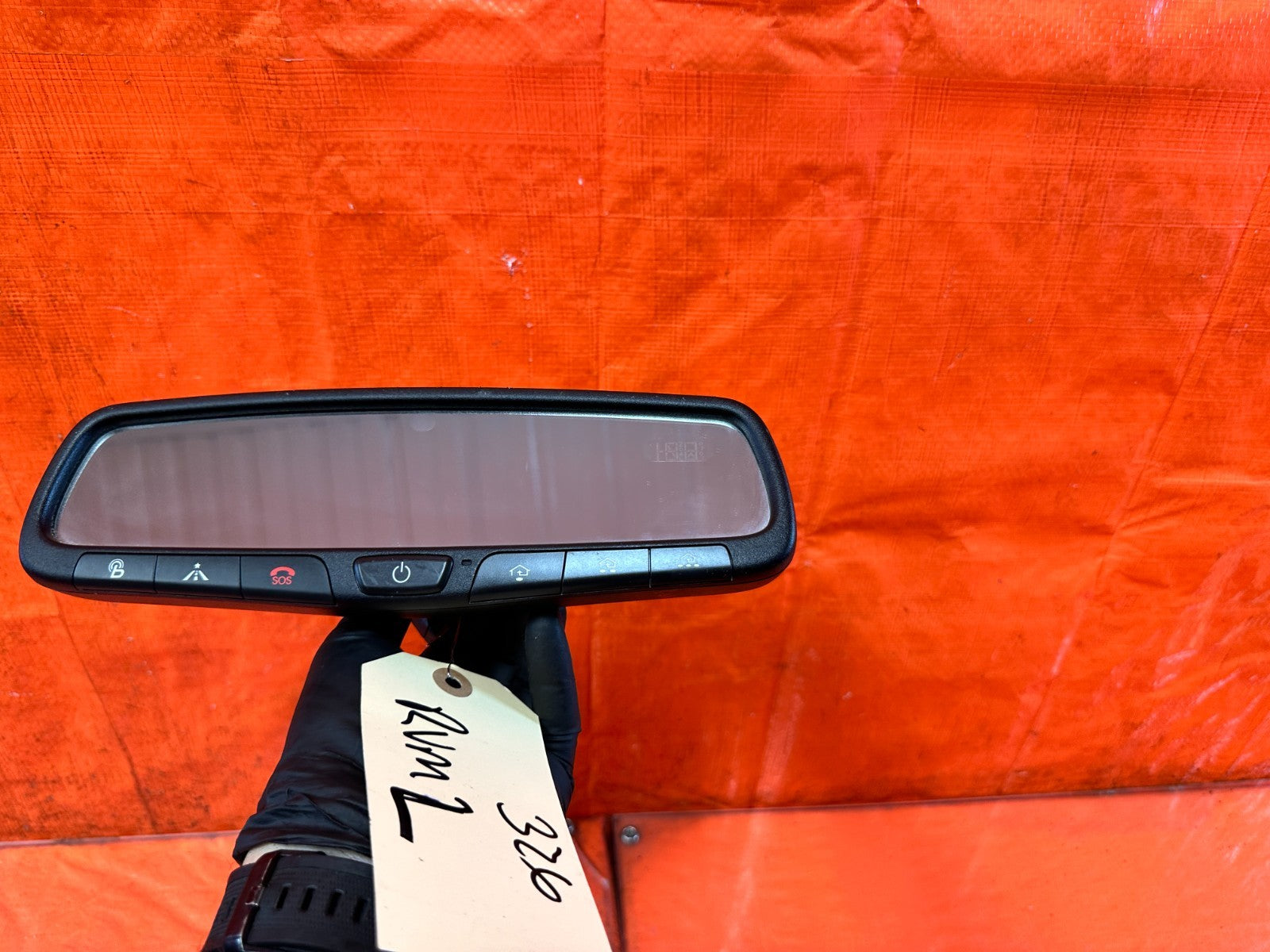 10 16 HYUNDAI GENESIS COUPE   REAR VIEW MIRROR W/ HOMELINK    OEM FACTORY #3261