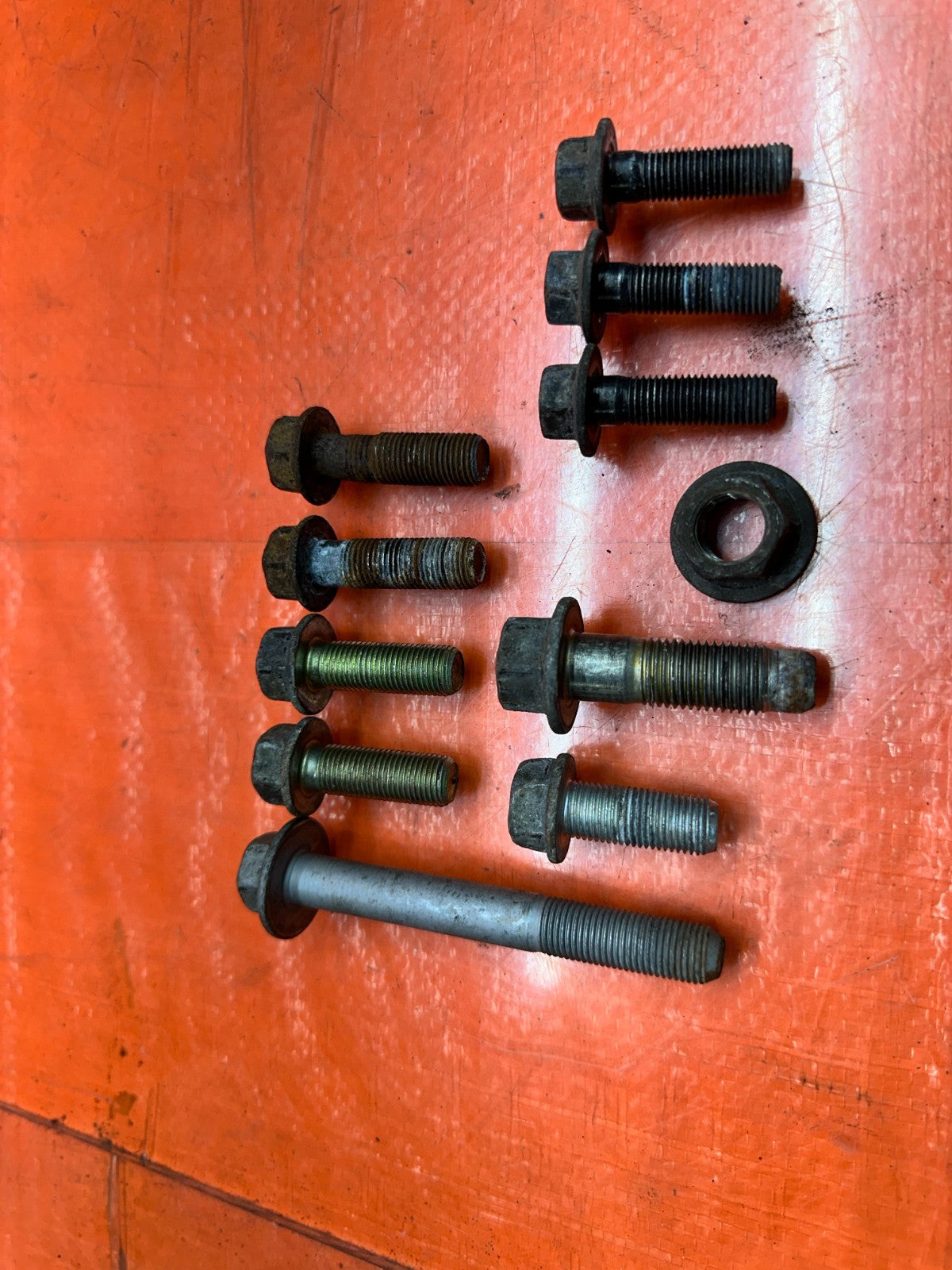 13 15 HONDA CIVIC SI 2.4L RIGHT PASSENGER ENGINE MOTOR MOUNT BOLTS HARDWARE 3344