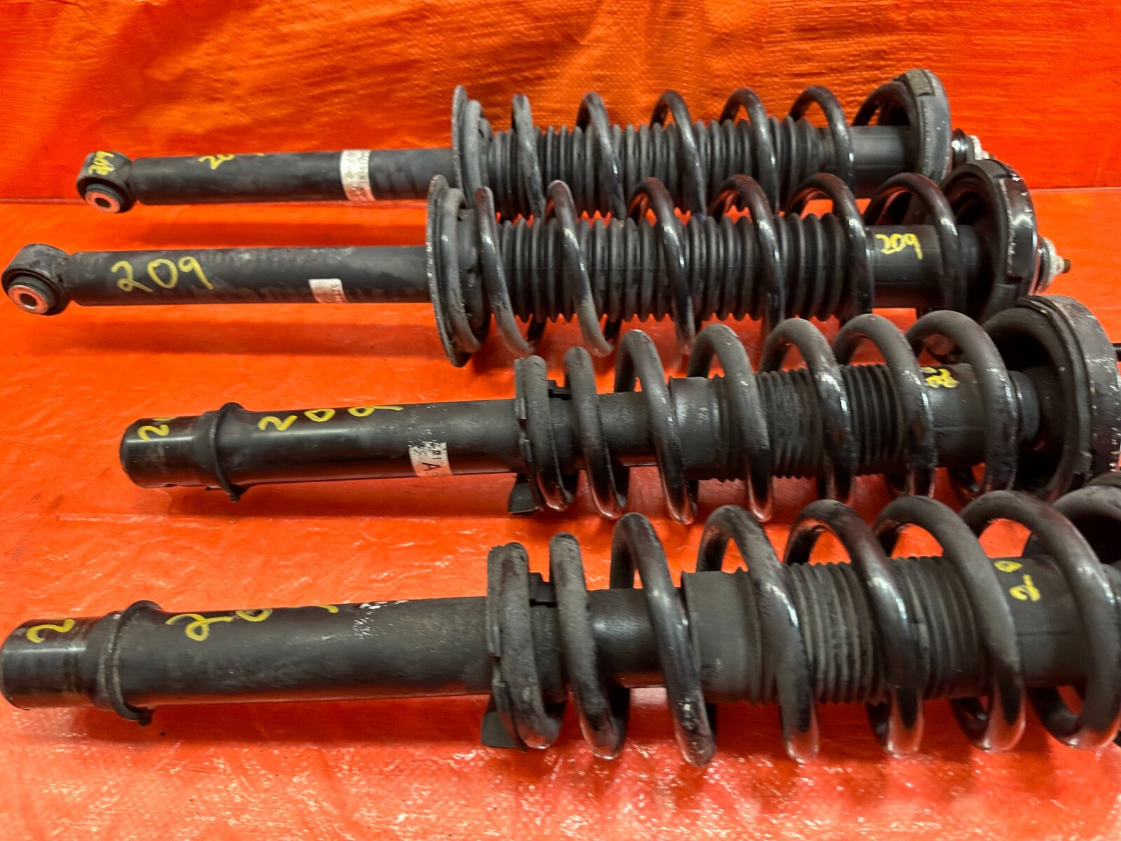 04 08 ACURA TSX   SHOCKS AND SPRINGS FRONT REAR FACTORY OEM   #2097