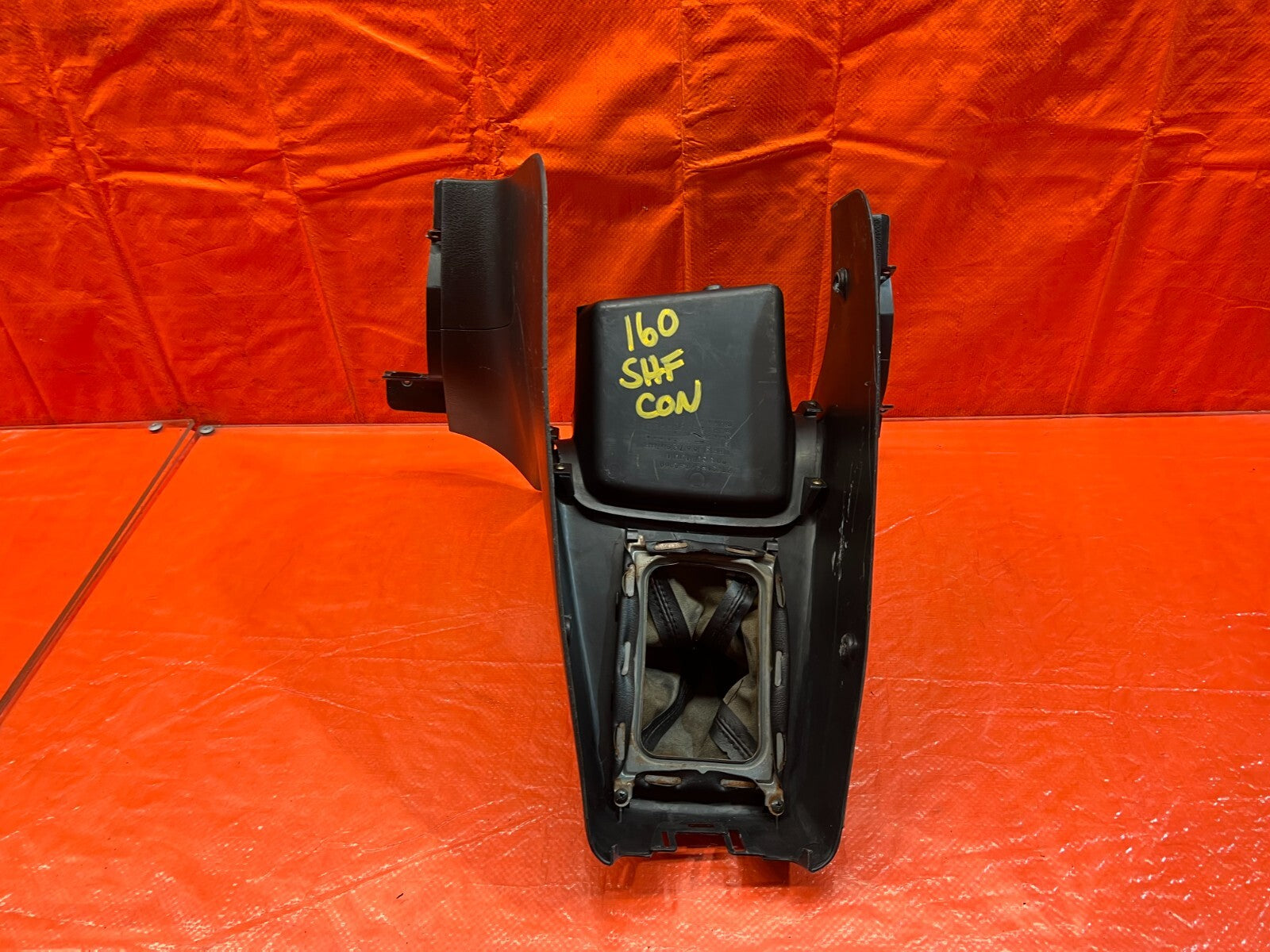 90 93 ACURA INTEGRA   MANUAL SHIFTER CENTER CONSOLE TRIM BEZEL   BLACK  OEM #16012