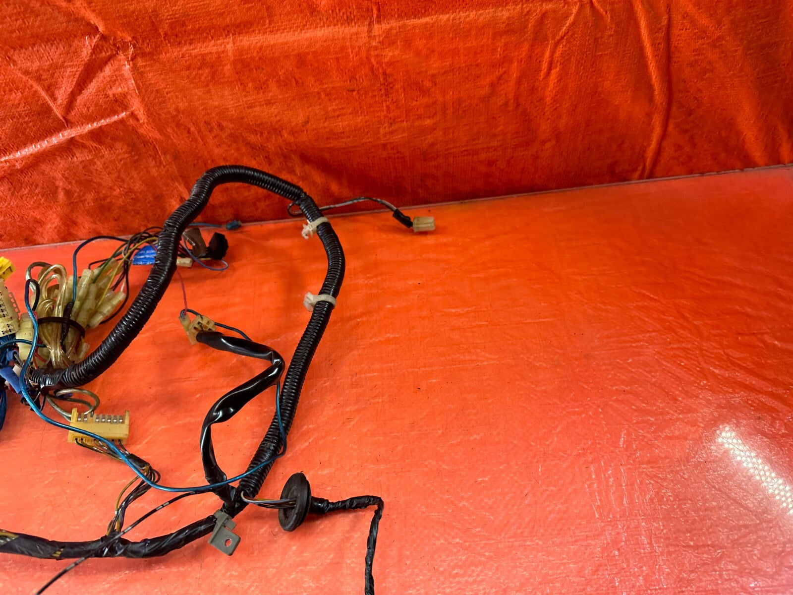 1989 89 HONDA CRX DX MANUAL INSTRUMENT GAUGE CLUSTER WIRING HARNESS WIRE LOOM 433
