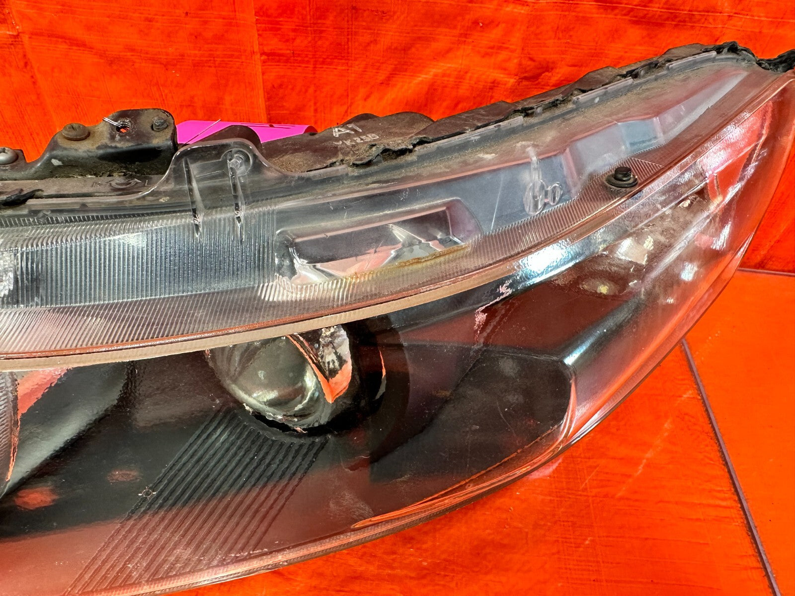09 14 ACURA TSX   JDM MODEL BLACK HOUGING HEADLIGHT HEADLAMPS   W/ BALLASTS OEM4