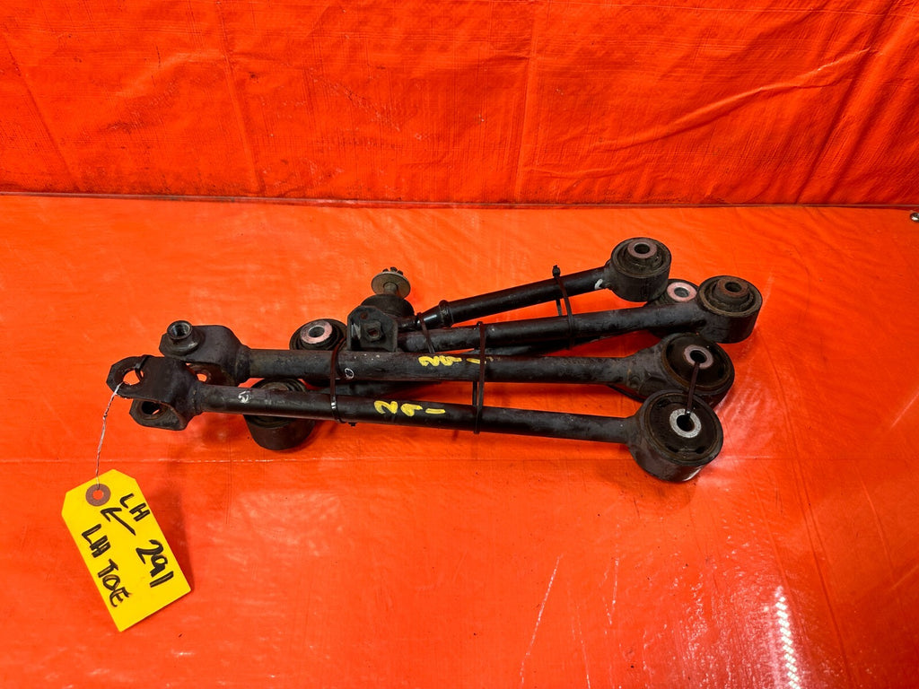 04 08 ACURA TSX   DRIVER LEFT REAR   LOWER CONTROL ARM SET OF 5   ALL ARMS #2910