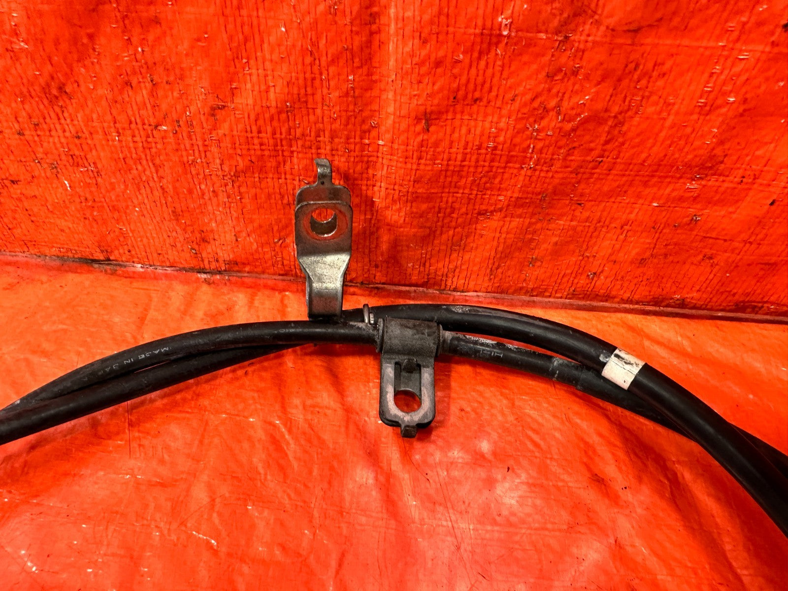 09 11 MAZDA RX8 RX 8EMERGENCY PARKING BRAKE CABLE SET CABLES LEFT RIGHT OEM 3037