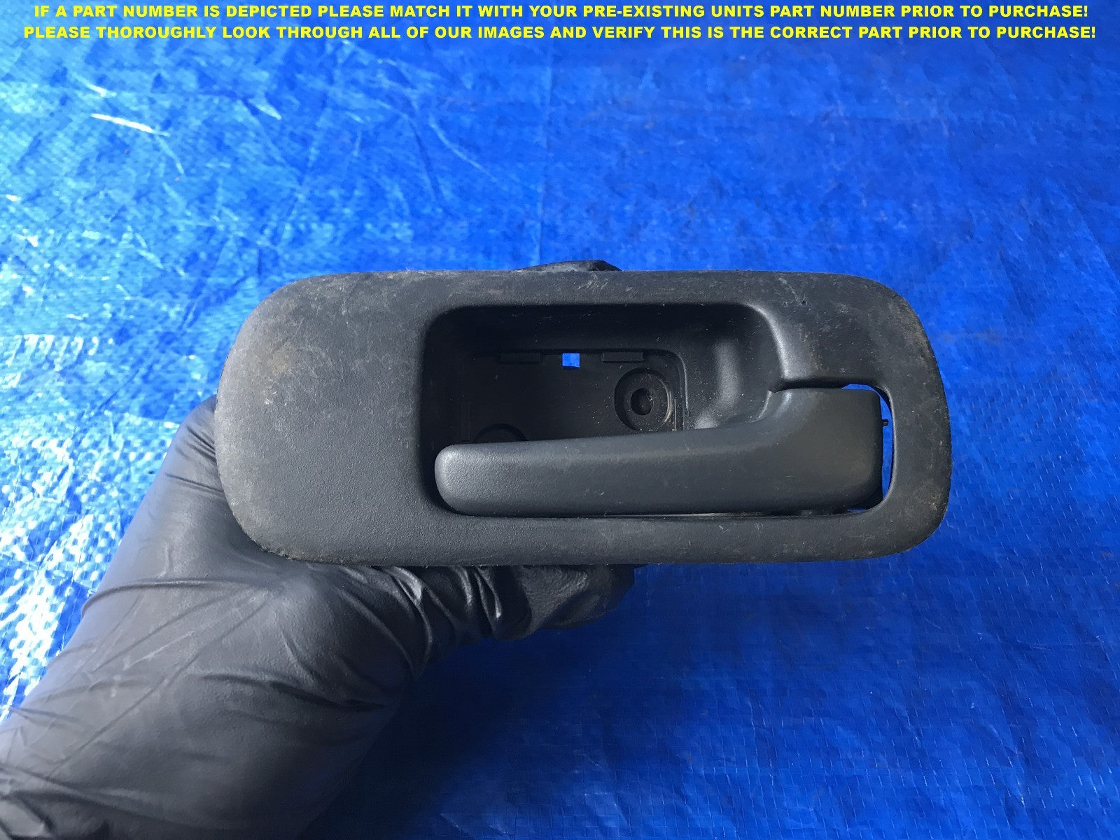 OEM 2001 2002 2003 HONDA CIVIC 4D PASSENGER RIGHT FRONT INTERIOR DOOR HANDLE    0
