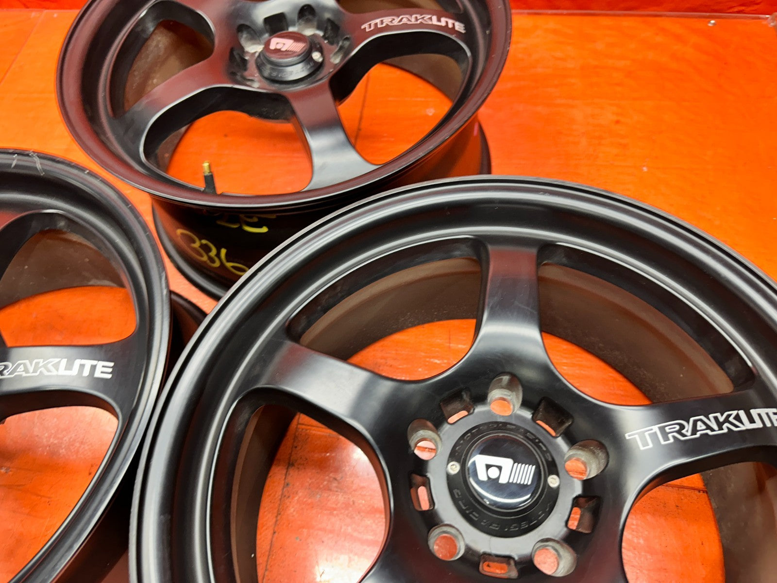 MOTEGI RACING TRAKLITE 17 INCH ALLOY WHEELS SET OF 3 17x8 +40 5x114.3 AFTERMARKE8