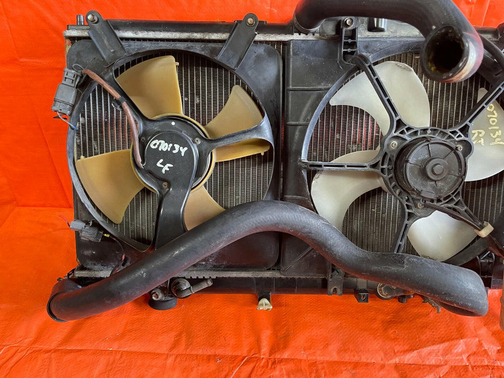 97 98 HONDA PRELUDE BASE   100% COMPLETE RADIATOR SET W/ FANS / HOSES / TANK OEM4