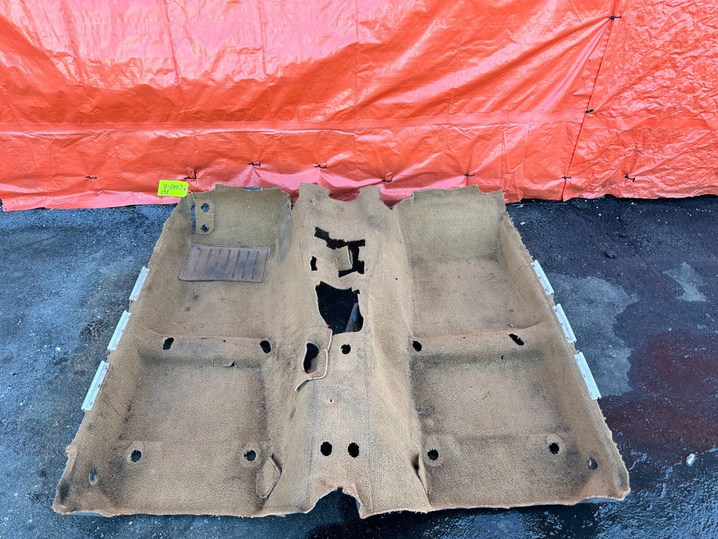 90 93 MAZDA MX 5 MIATA   INTERIOR FLOOR CARPET RUG MAT   BROWN TAN   OEM #2670
